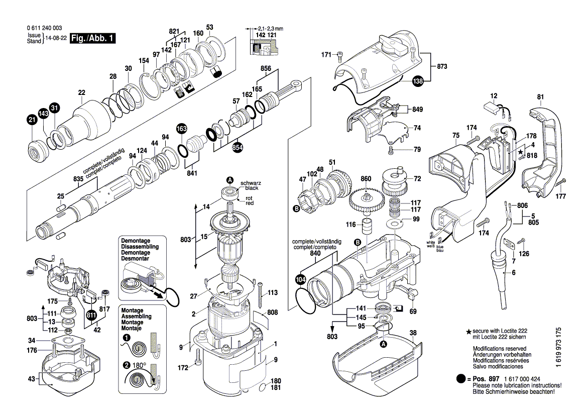 Bosch GBH 500 Krc-Delici 0 611 240 065